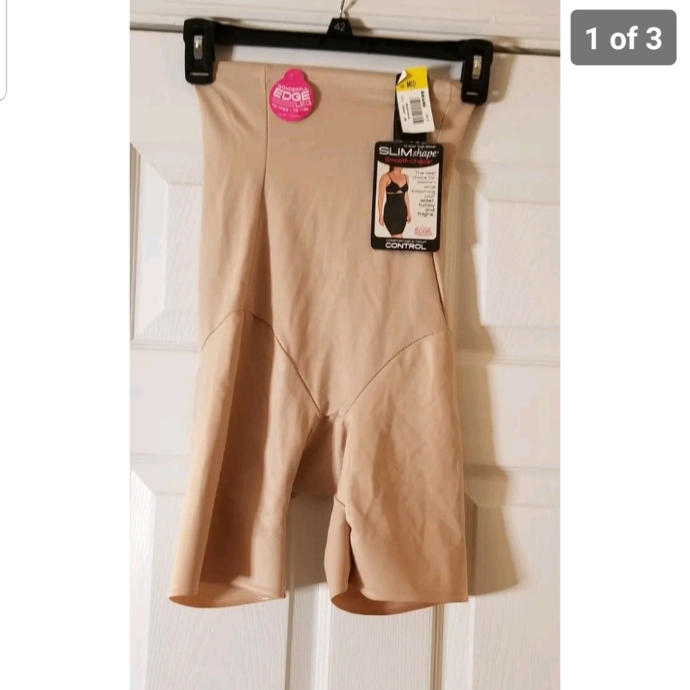 Vintage Sears High Waisted Thigh Slimmer Slim Shape Shapewear Size M